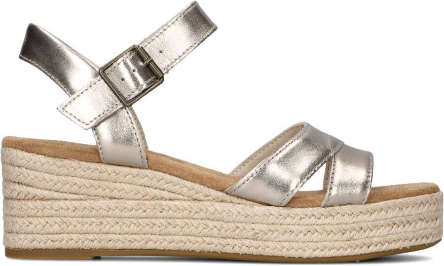 TOMS Sandalen Dames Audrey Met Maat: 40 Materiaal: Leer Kleur: Goud - Foto 3