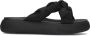 TOMS Slippers Dames Alpargata Mallow Crossover Knot Maat: 41 42 Materiaal: Textiel Kleur: Zwart - Thumbnail 2