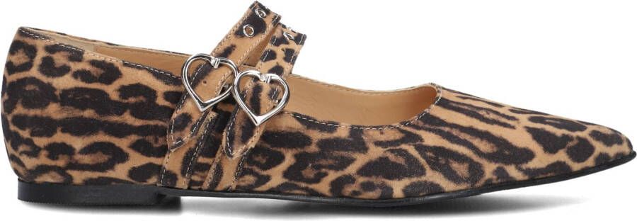 TORAL Ballerina Dames Coeur Maat: 37 Materiaal: Suède Kleur: Bruin