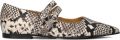 TORAL Ballerina Dames Coeur Leer Zwart - Zwart