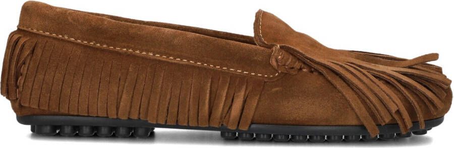 TORAL Mocassins Dames Otoe Fringes Maat: 38 Materiaal: Suède Kleur: Bruin