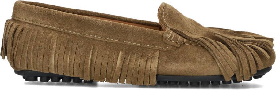 TORAL Mocassins Dames Otoe Fringes Maat: 38 Materiaal: Suède Kleur: Camel