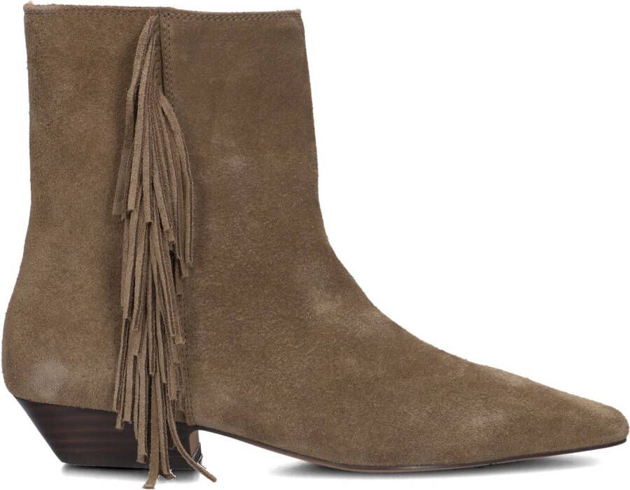 TORAL Enkellaarsjes Dames Linette Maat: 42 Materiaal: Suède Kleur: Taupe - Foto 5