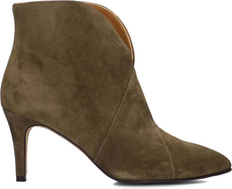 TORAL Enkellaarsjes Dames 12804 Sue Maat: 42 Materiaal: Suède Kleur: Groen