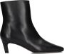 Toral Erica Enkellaarsjes Enkelboots met rits Dames Zwart - Thumbnail 3