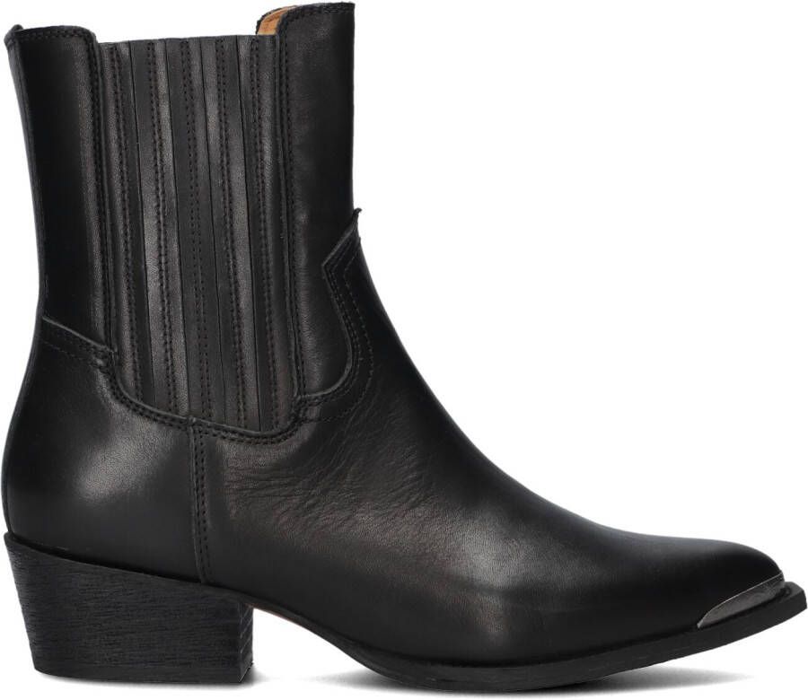 TORAL Enkellaarsjes Dames Lisen Maat: 38 Materiaal: Leer Kleur: Zwart