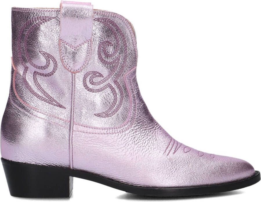 TORAL Enkellaarsjes Dames Puja Maat: 36 Materiaal: Leer Kleur: Paars - Foto 2