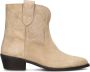 TORAL Enkellaarsjes Dames Puja Maat: 41 Materiaal: Suède Kleur: Beige - Thumbnail 4