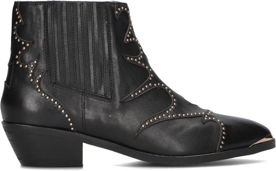 TORAL Enkellaarsjes Dames Sonia Maat: 38 Materiaal: Leer Kleur: Zwart - Foto 5