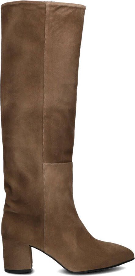 TORAL Hoge Laarzen Dames 12776 Maat: 42 Materiaal: Suède Kleur: Taupe