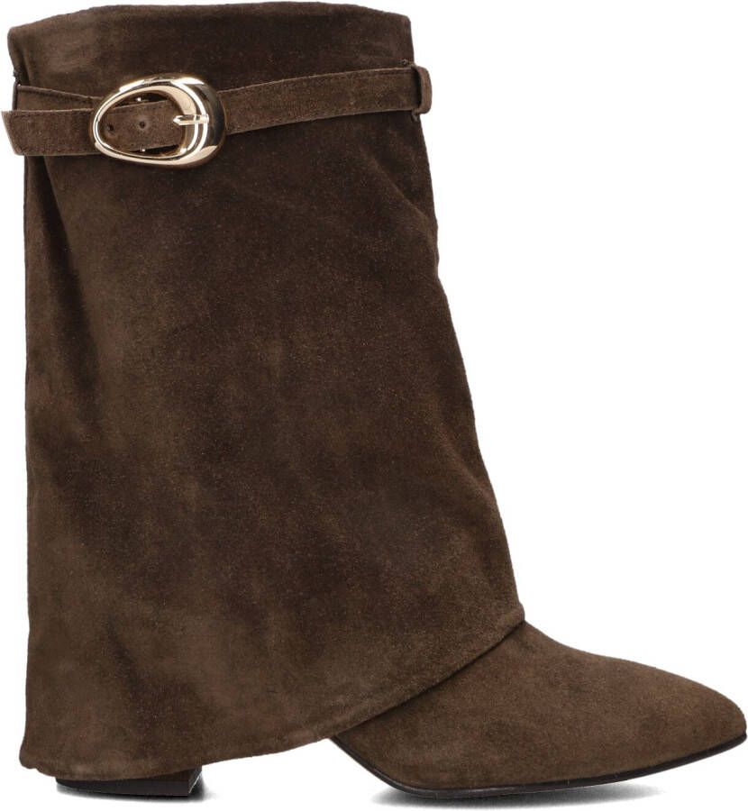 TORAL Hoge Laarzen Dames Cleo Maat: 38 Materiaal: Suède Kleur: Bruin