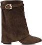 TORAL Hoge Laarzen Dames Cleo Maat: 38 Materiaal: Suède Kleur: Bruin - Thumbnail 3