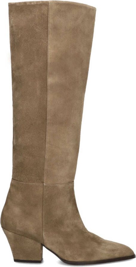 TORAL Hoge Laarzen Dames Dakota Maat: 36 Materiaal: Suède Kleur: Camel