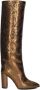 TORAL Hoge Laarzen Dames 12591 Maat: 35 Materiaal: Leer Kleur: Brons - Thumbnail 5
