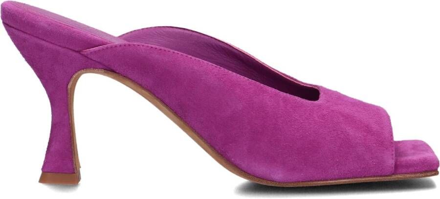 Toral Muiltjes Female Sandalen Instappers Damesschoenen Suède Oda Paars