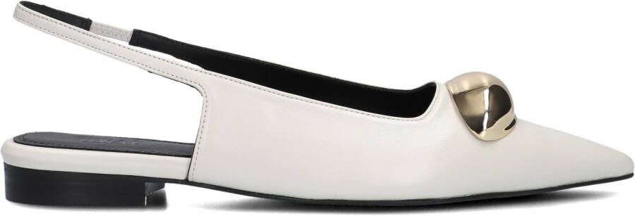 TORAL Slingbacks Dames Carole Maat: 38 Materiaal: Leer Kleur: Wit