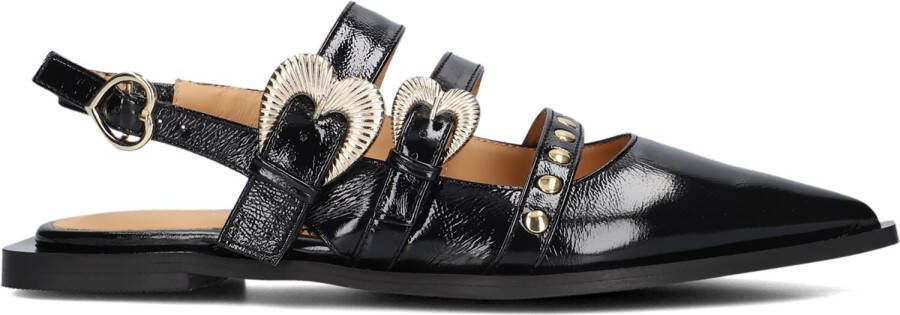 TORAL Slingbacks Dames Madison Maat: 39 Materiaal: Lak Kleur: Zwart - Foto 7