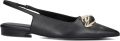 TORAL Slingbacks Dames Carole Leer Zwart - Zwart