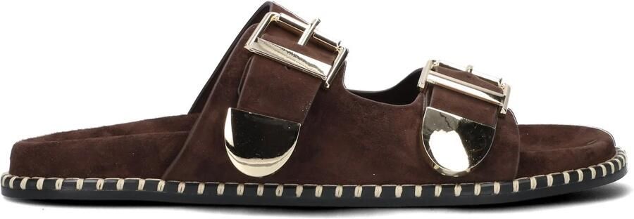 TORAL Slippers Dames Hidra Suède Bruin - Foto 2