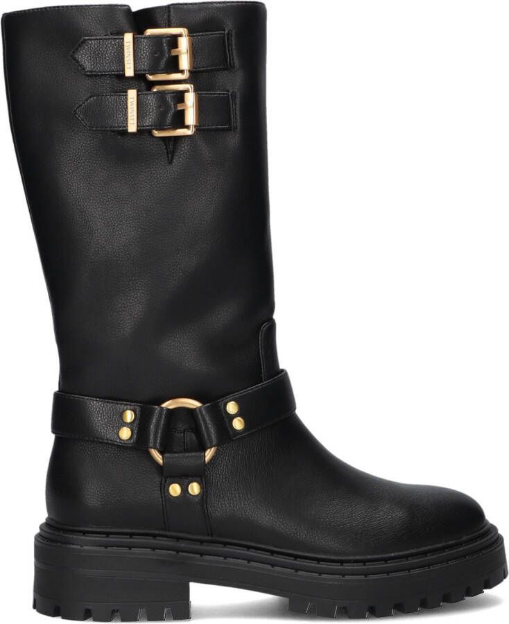 TWINSET MILANO Boots Dames 242tcp076 Maat: 38 Materiaal: Leer Kleur: Zwart - Foto 3