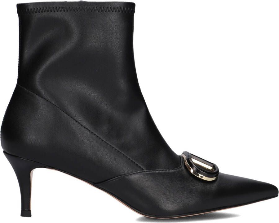 TWINSET MILANO Enkellaarsjes Dames 252tcp034 Maat: 38 Materiaal: Leer Kleur: Zwart - Foto 4