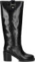 TWINSET MILANO Hoge Laarzen Dames 252tcp080 Maat: 36 Materiaal: Leer Kleur: Zwart - Thumbnail 2