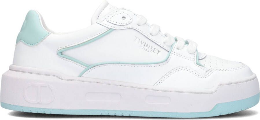 TWINSET MILANO Lage Sneakers Dames 231tcp080 Maat: 38 Materiaal: Leatherlook Kleur: Wit