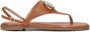 TWINSET MILANO Sandalen Dames 231tcp12a Maat: 40 Materiaal: Leer Kleur: Cognac - Thumbnail 3