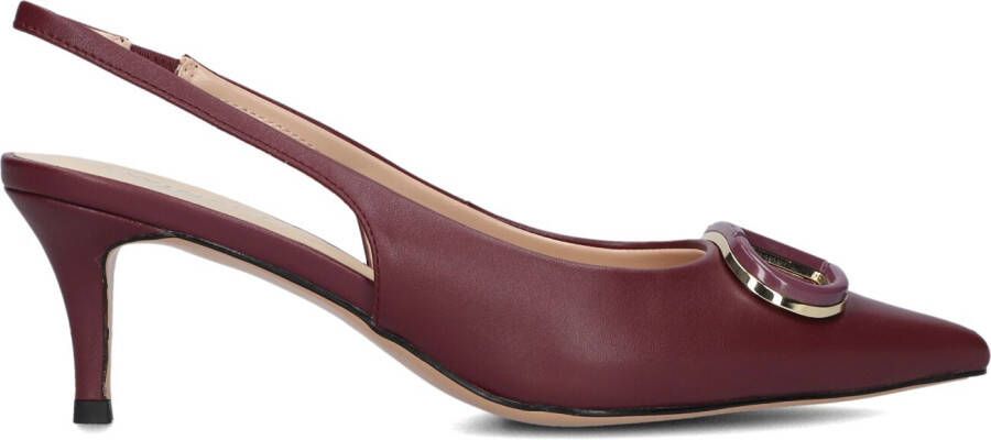TWINSET MILANO Slingbacks Dames 252tcp030 Maat: 37 Materiaal: Leer Kleur: Rood