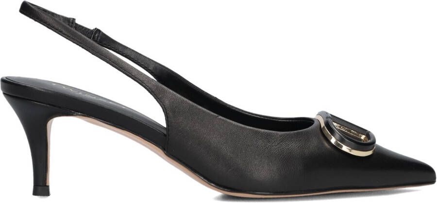 TWINSET MILANO Slingbacks Dames 252tcp030 Maat: 40 Materiaal: Leer Kleur: Zwart