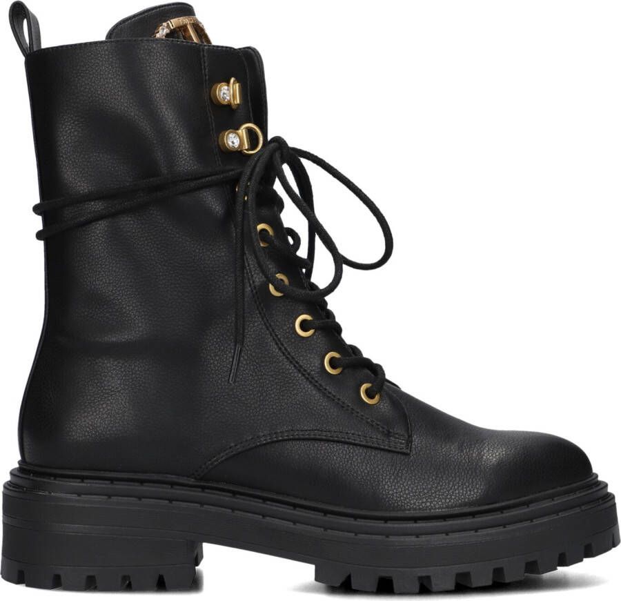 TWINSET MILANO Veterboots Dames 242tcp072 Maat: 37 Materiaal: Leer Kleur: Zwart - Foto 2