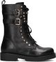 TWINSET MILANO Veterboots Dames 242tcp082 Maat: 36 Materiaal: Leer Kleur: Zwart - Thumbnail 4