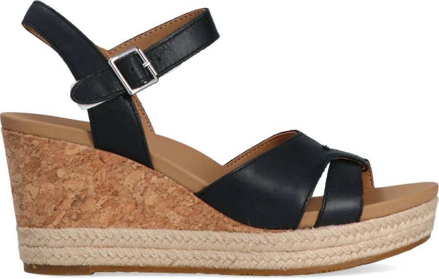 UGG Dames Cloverdale Maat: 36 Materiaal: Leer Kleur: Zwart