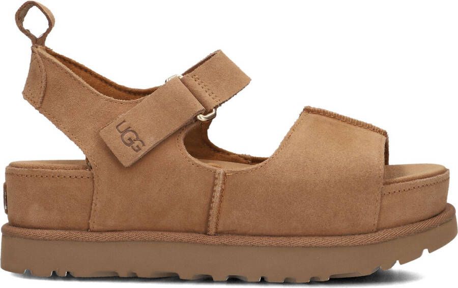 UGG Dames W Goldenstar Hi Maat: 36 Materiaal: Suède Kleur: Cognac