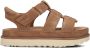 UGG Dames W Goldenstar Strap Maat: 37 Materiaal: Suède Kleur: Cognac - Thumbnail 3