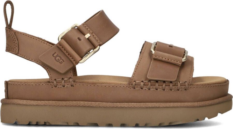 UGG Dames W Goldenstar Villa Maat: 41 Materiaal: Nubuck Kleur: Cognac