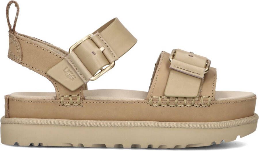 UGG Dames W Goldenstar Villa Maat: 36 Materiaal: Leer Kleur: Beige - Foto 4