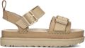 UGG Dames W Goldenstar Villa Leer Beige - Beige