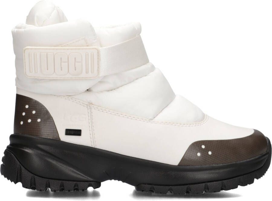 UGG Enkelboots Dames W Yose Puff Maat: 42 Materiaal: Canvas Kleur: Wit