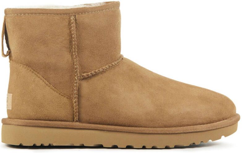 UGG Mini Regenerate gevoerde suède enkelboots camel