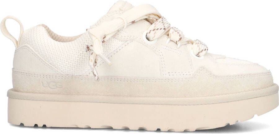 UGG Lage Sneakers Dames W Lo Lowmel Maat: 37 Materiaal: Suède Kleur: Wit