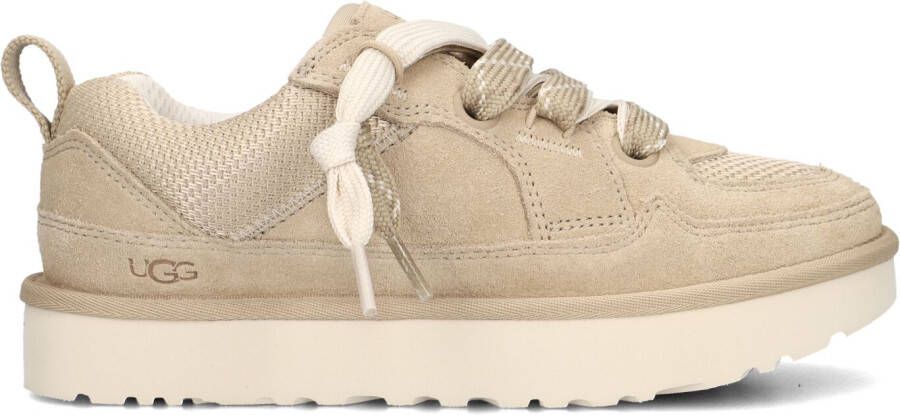 Ugg Casual Comfort Sneaker met Velours en Canvas Mesh Beige Dames - Foto 8