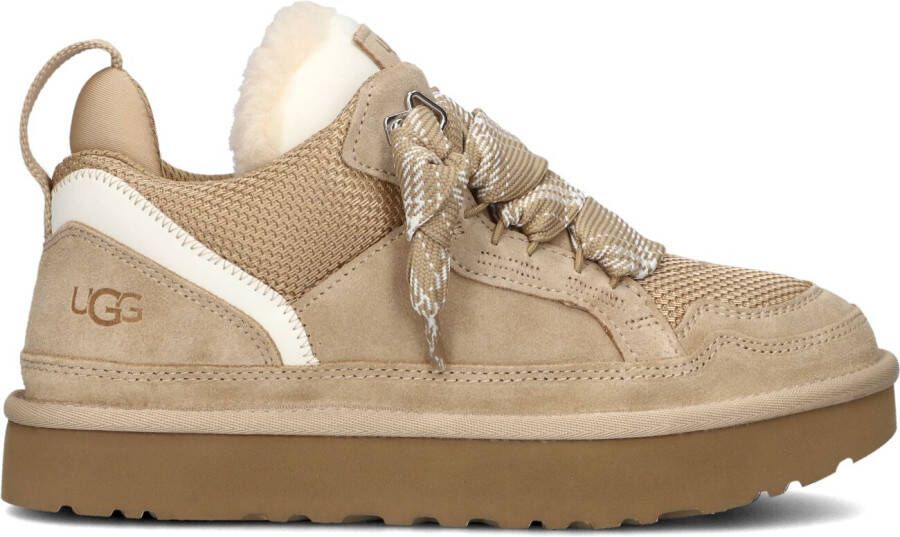 UGG Lage Sneakers Dames W Lowmel Maat: 40 Materiaal: Suède Kleur: Beige