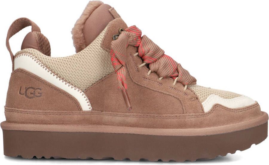 UGG Lage Sneakers Dames W Lowmel Maat: 41 Materiaal: Suède Kleur: Bruin