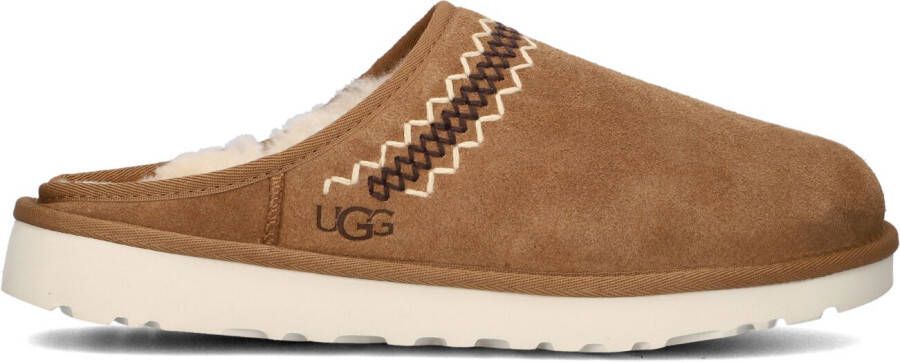 UGG Pantoffels Heren Classic Slip-on Athersom Maat: 43 Materiaal: Suède Kleur: Cognac
