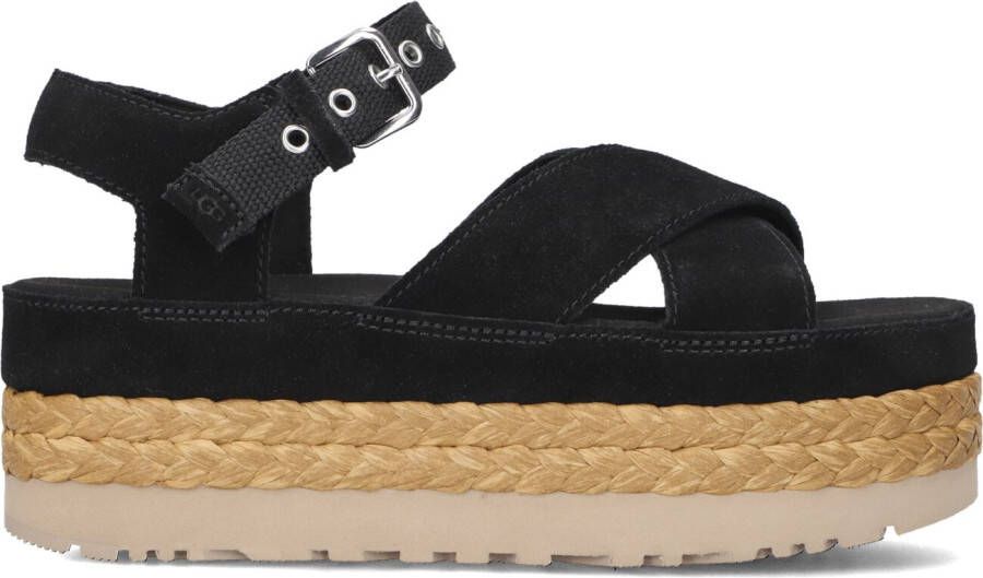 UGG Sandalen Dames Aubrey Ankle Maat: 36 Materiaal: Suède Kleur: Zwart