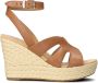 UGG Sandalen Dames W Careena Maat: 41 Materiaal: Leer Kleur: Cognac - Thumbnail 3