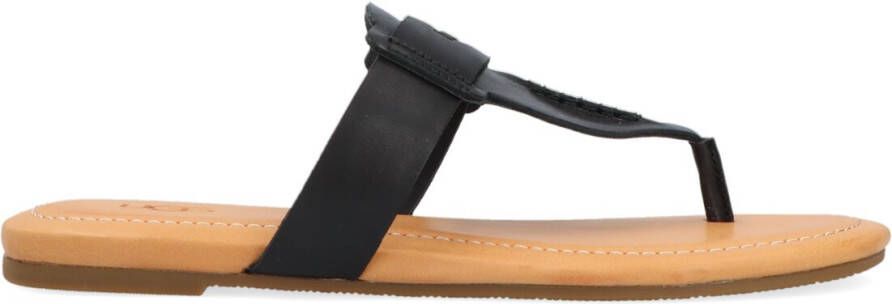 UGG Teenslippers Dames W Gaila Maat: 39 Materiaal: Leer Kleur: Zwart