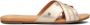 UGG Slippers Dames W Kenleigh Slide Maat: 36 Materiaal: Leer Kleur: Goud - Thumbnail 2