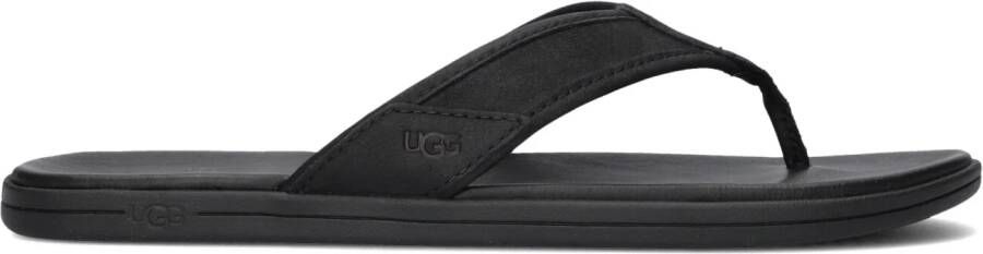 UGG Slippers Heren 1102690 Maat: 43 Materiaal: Leer Kleur: Zwart - Foto 3